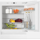 Miele K31222Ui Integrated Under Counter Fridge - Fixed Door Fixing Kit - White - F Rated, White