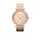 Michael Kors Mid-Size Rose Gold Tone Stainless Steel Darci Three Hand Glitz Watch