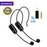 XIAOKOA – microphone sans fil casque UHF double microphone sans fil récepteur casque portable 2