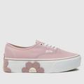 Vans authentic stackform trainers in lilac