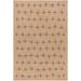 Haimi 6' x 9' Cottage Light Brown/Taupe/Off White/Dark Gray/Clay Washable Area Rug - Hauteloom