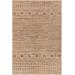 Ammar 5' x 8' Light Brown/Taupe/Garnet/Off White/Clay Washable Area Rug - Hauteloom