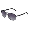 Timberland TB9298 Herren-Sonnenbrille Vollrand Pilot Metall-Gestell, schwarz