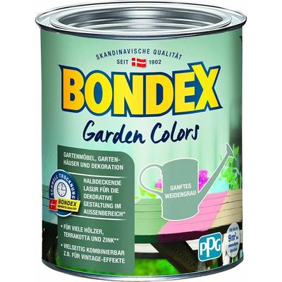 Bondex - Garden Colors 750ml sanftes weidengrau Holzlasur Schutzlasur Vintagefarbe