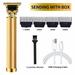 Hair Trimmer for Men Women and Kids Rechargeable Hair Clippers Beard Trimmer Home Hair Cut Kit Cordless Barber Grooming Sets Waterproof Body Trimmer Groin Hair Trimmer - Gold