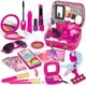Kit de maquillage pour filles ensemble de maquillage avec sac à cosmétiques cadeau d'anniversaire