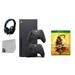 Xbox Series X Video Game Console Black with Mortal Kombat 11 BOLT AXTION Bundle with 2 Controller Used