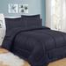 Sweet Home Collection Greek Key Embossed 8-Piece Bed in a Bag Set