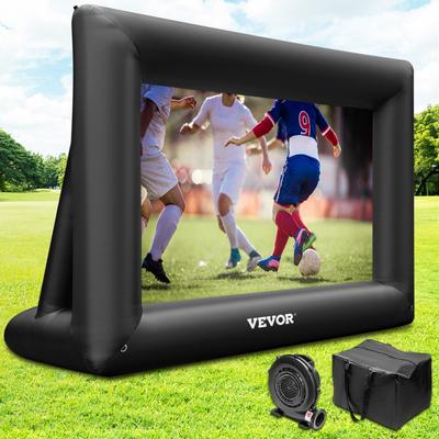 VEVOR Inflatable Movie Screen 20/24FT Inflatable Projector Screen for outside with Air Blower