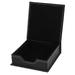 Leather Memo Box Office School Supplies Organizer Card Holder Note Holder Sticky Note Storage Box Black