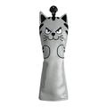 Golf Club Headwear Mallet Putter Cat Pattern Accessories Putter cue headwear for UT Wood Grey