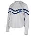 Women's Concepts Sport Gray Los Angeles Dodgers Register Fleece Long Sleeve Hoodie Top