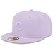 Men's New Era Lavender Chicago Cubs 2023 Spring Color Basic 59FIFTY Fitted Hat