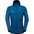 MAMMUT Herren Unterjacke Taiss Light ML Hooded Jacket Men, Größe L in Blau