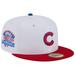 Men's New Era White/Red Chicago Cubs Undervisor 59FIFTY Fitted Hat