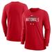 Women's Nike Red Washington Nationals Authentic Collection Legend Performance Long Sleeve T-Shirt