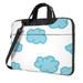 Dream Sky Blue Clouds Laptop Bag 15.6 inch Laptop or Tablet Business Casual Laptop Bag