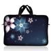 LSS 15.6 inch Laptop Sleeve Bag Carrying Case with Handle for 14 15 15.4 15.6 Apple MacBook Acer Dell Hp Sony Plumeria Flower Floral