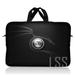 LSS 15.6 inch Laptop Sleeve Bag Carrying Case with Handle for 14 15 15.4 15.6 Apple MacBook Acer Dell Hp Sony Ying Yang Black