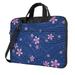 Blue Flower Laptop Bag 14 inch Laptop or Tablet Business Casual Laptop Bag