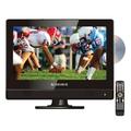 Audiobox TV-13D 13-In. 1366 x 768 HD Widescreen Portable TV/DVD Combo with Remote and Car Charger TV-13D