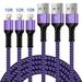Lightning Cables Usb a to Lightning Cable 10ft AILKIN 3PACK Lightning Charging Cables USB to Lightning Cable 10ft Fast Charging USB a to Lighting Cables Fast Charge Cable Cords Purple