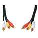 Steren 3ft Composite Audio/Video Cable Black