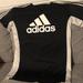 Adidas Shirts & Tops | Adidas Boys 14/16 Black White Athletic Shirt Euc | Color: Black | Size: 14g