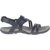 Sandale MERRELL "SANDSPUR ROSE CONVERT", Gr. 41, schwarz, Leder, sportlich, Schuhe, mit Klettverschluss
