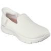 Slip-On Sneaker SKECHERS "GO WALK FLEX RELISH", Damen, Gr. 40, weiß (sanftes weiß), Textil, casual, Schuhe, Slipper, Freizeitschuh mit Slip Ins-Funktion zum leichten Einschlupf
