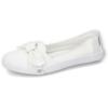 Sneaker Ballerinas DOCKERS BY GERLI, Damen, Gr. 36, weiß, Textil, sportlich, Schuhe, Freizeitschuh mit auffälliger Schleife, Topseller