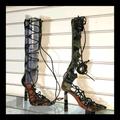 Giani Bernini Shoes | Gianni Bini 7m And 8m Camo Lace Front Heels(New) | Color: Green | Size: Various