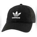 Adidas Accessories | Adidas Classic Unisex Embroided Cotton Strap Back Cap | Color: Black/White | Size: Os