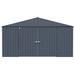 Arrow 14 ft. W x 16 ft. D Metal Storage Shed in Blue | 94.4 H x 170.9 W x 192.7 D in | Wayfair EG1416AN
