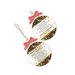 Eternal Night 2 Piece Holiday Shaped Ornament Set Ceramic/Porcelain in Red/Yellow | 2.9 H x 2.9 W x 0.2 D in | Wayfair EternalNight2d8c051