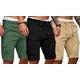 Men'sCasual Cargo Shorts, Green,Size L