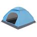 MoNiBloom 2 Person Backpacking Tent w/ Skylight, Dome Tent w/ Removable Rain Fly for Family Mountaineering Fiberglass in Blue | Wayfair