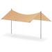 MoNiBloom Portable Camping Tent Trap Picnic Sun Shelter Hammock Rain Fly Waterproof Canopy Fiberglass in Brown | 71 H x 157 W x 114 D in | Wayfair