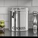 OGGI Fresh 4.7 qt. Cookie Jar Metal in Gray | 8 H x 8 W x 8 D in | Wayfair 5498.