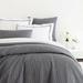 Pine Cone Hill Chalk Striped Cotton Duvet Cover Cotton in Gray | Queen Duvet Cover | Wayfair PC1828-FQ