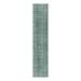 Gray 30 x 0.5 in Area Rug - Osteen Striped Green/Area Rug Polypropylene Laurel Foundry Modern Farmhouse® | 30 W x 0.5 D in | Wayfair