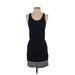 Gap Casual Dress - Mini Scoop Neck Sleeveless: Blue Print Dresses - Women's Size X-Small