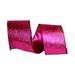 The Holiday Aisle® Glitter Metallic Lame Wired Edge Ribbon Fabric in Pink | 2.5 H x 360 W x 4 D in | Wayfair FD67682ADA9C41E2B6D2700938C1FB42