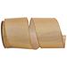 The Holiday Aisle® Metallic Lame Wired Edge Ribbon Fabric in Gray/Yellow | 2.5 H x 360 W x 4 D in | Wayfair 8F1C30DD76F349AFA264456CB39E8C58