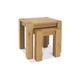 Bentley Turin Oak Rectangular Nest Of Lamp Tables