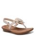 SOUL Naturalizer Sing2-Thong - Womens 7.5 Bone Sandal Medium