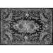 Black/Gray 120 x 84 x 0.08 in Area Rug - Canora Grey Oline Oriental Machine Woven Chenille/Area Rug in Gray/Black /Chenille | Wayfair