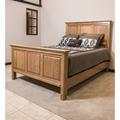 Loon Peak® Draylin Solid Wood Panel Bed Wood in Gray/Yellow | 60 H x 80 W x 92 D in | Wayfair D540E7FC0ADE45548A209C970AB4F182
