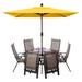 Arlmont & Co. Monek 6'6" x 10' Rectangular Market Umbrella in Yellow | 109.2 H x 78 W x 120 D in | Wayfair 9894F85201F6441285E8ED00A1C5367D