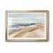 Rosecliff Heights Salvo Beach - Picture Frame Print Paper, Solid Wood in Blue/Brown | 22.5 H x 30.5 W x 1 D in | Wayfair